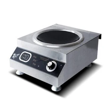 Коммерческая электромагнитная печь Вогнутая индукционная плита мощностью 5000 Вт бытовая электромагнитная печь для приготовления пищи 1 шт.